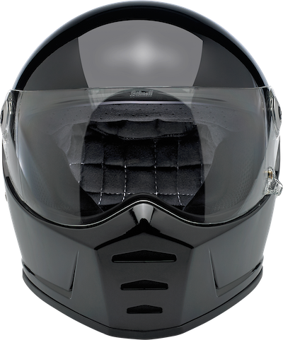 Biltwell Lane Splitter Helmet - Flat Black Glänzend