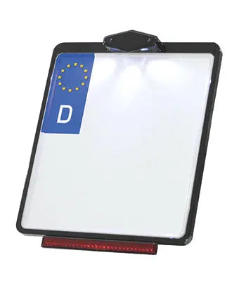 Kennzeichenplatte IOMP mit Kennzeichenbeleuchtung