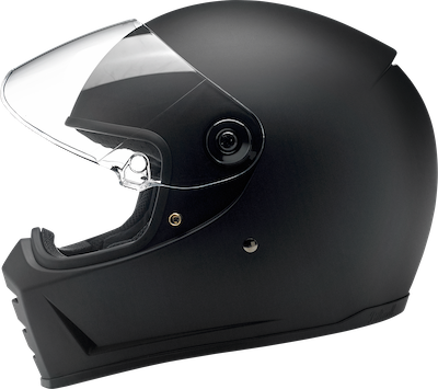 Biltwell Lane Splitter Helmet - Flat Black Matt