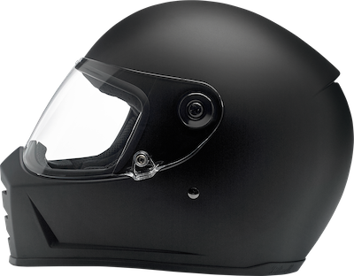 Biltwell Lane Splitter Helmet - Flat Black Matt