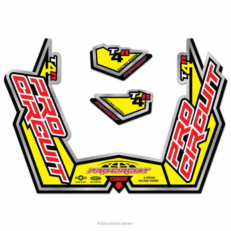 Pro Circuit Auspuffsticker T-4R