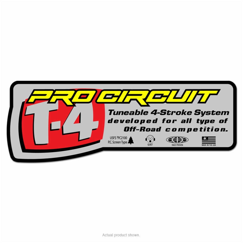 Pro Circuit Auspuffsticker T-4