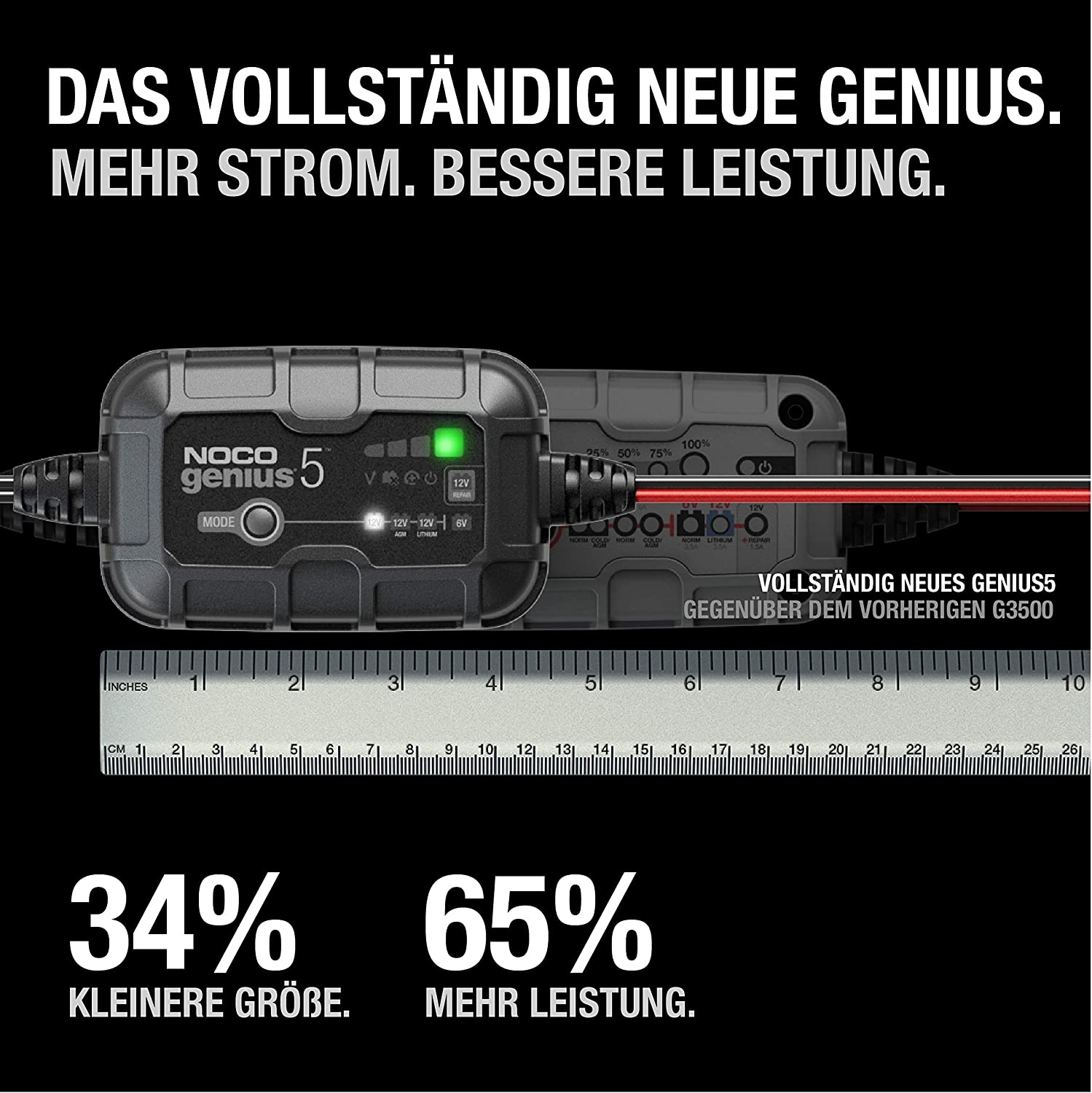 NOCO Genius5 Smart Batterieladegerät 6/12V 5A