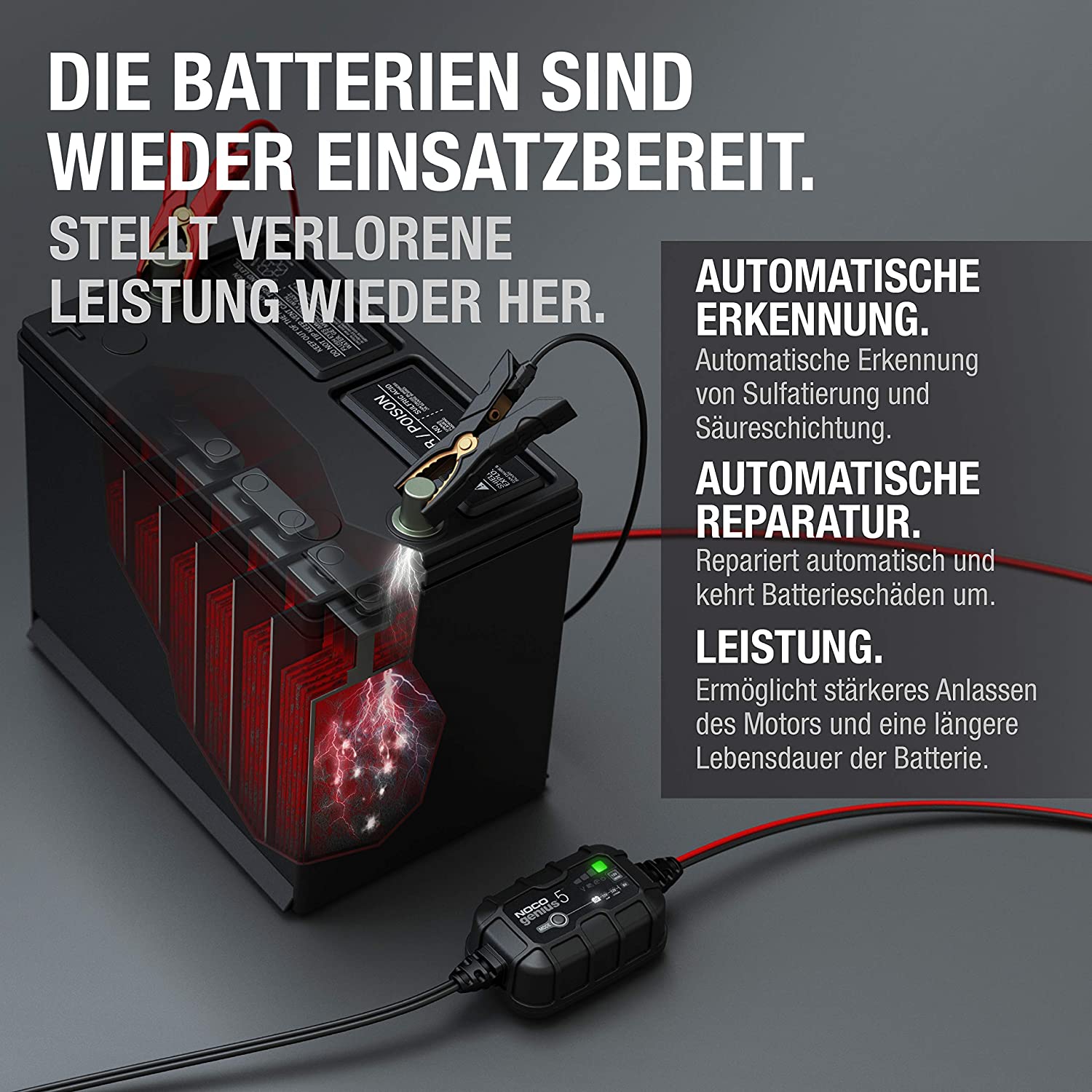 NOCO Genius5 Smart Batterieladegerät 6/12V 5A