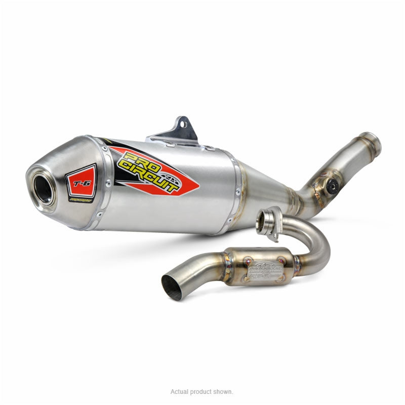 Pro Circuit T-6 Stainless Steel System Suzuki RMZ 250 16-18 SS/AL