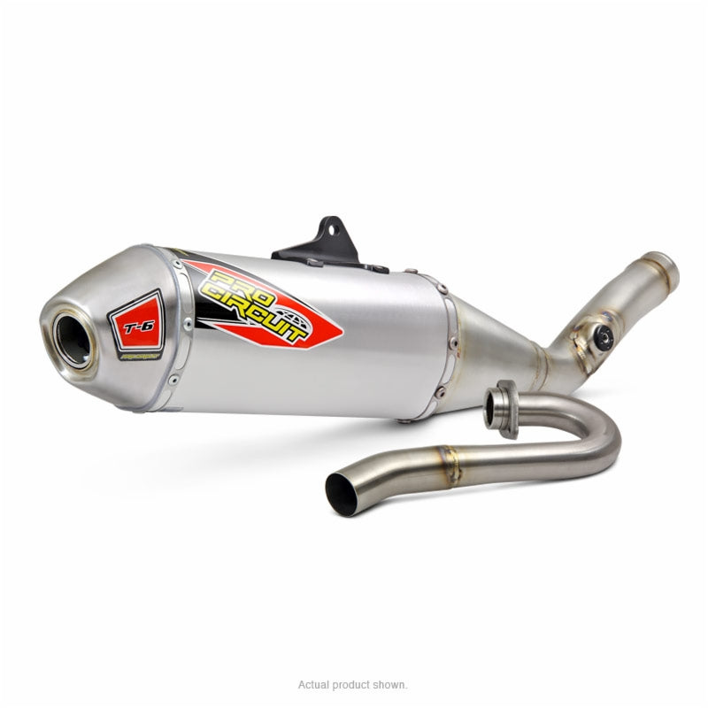 Pro Circuit T-6 Stainless Steel System Suzuki RMZ 450 2018- SS/AL