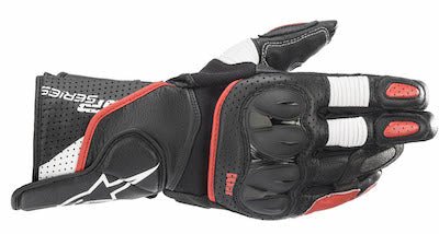 Alpinestars Lederhandschuhe SP-2 v3 Weiß, Rot, Schwarz - AHR / Ing. Martin Aichholzer