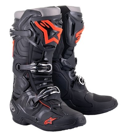 Alpinestars TECH 10 Black/Red Fluo - AHR / Ing. Martin Aichholzer