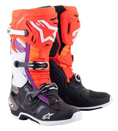 Alpinestars TECH 10 Black/Red, Fluo/Orange, Fluo/White - AHR / Ing. Martin Aichholzer