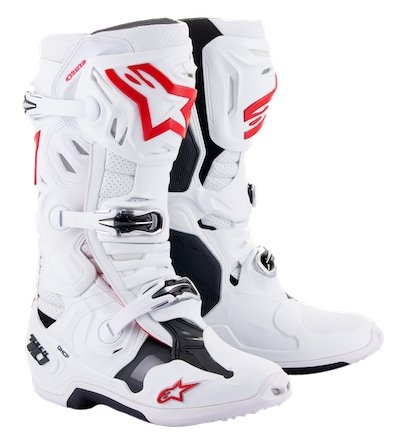 Alpinestars TECH 10 Supervented White/Red - AHR / Ing. Martin Aichholzer