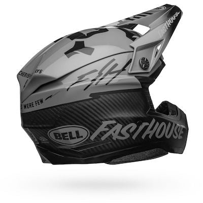 BELL Moto-10 Spherical Helm Fasthouse BMF - Matt glänzend Grau/Schwarz - AHR / Ing. Martin Aichholzer