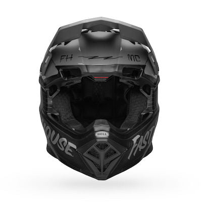 BELL Moto-10 Spherical Helm Fasthouse BMF - Matt glänzend Grau/Schwarz - AHR / Ing. Martin Aichholzer