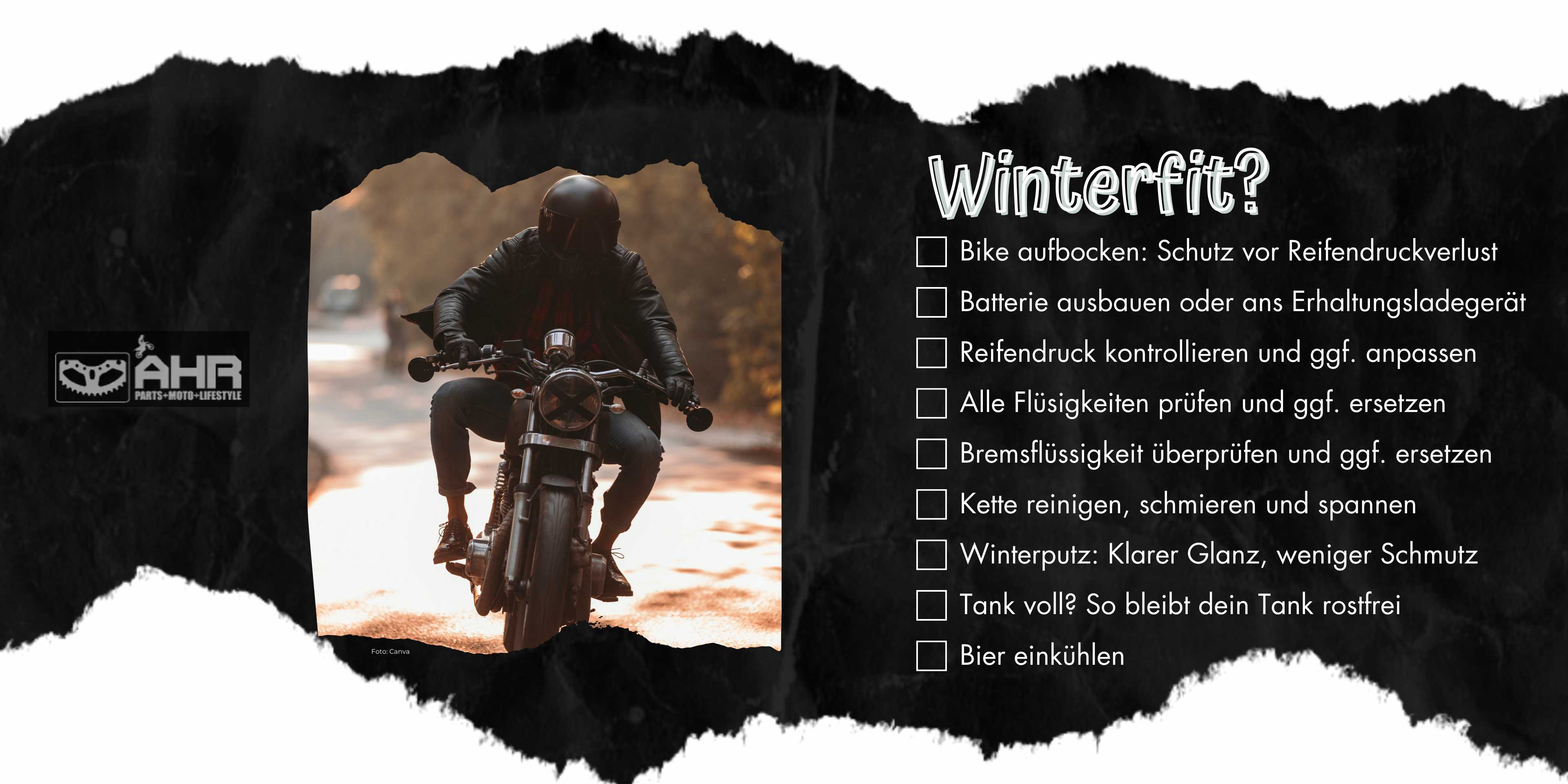 Mach dein Motorrad winterfit: Dein Guide für die kalte Jahreszeit