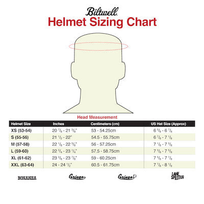 Biltwell Lane Splitter Helmet - Flat Black Matt