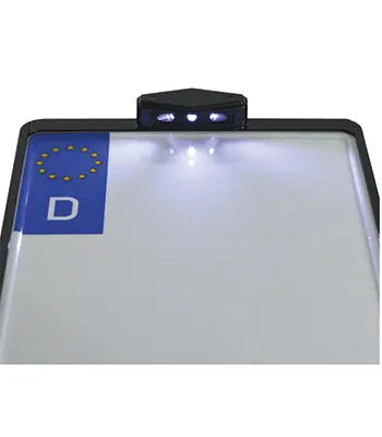 Kennzeichenplatte IOMP mit Kennzeichenbeleuchtung