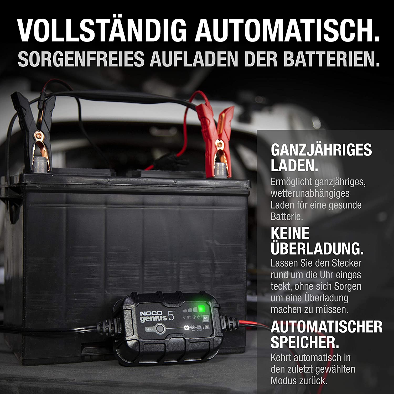NOCO Genius5 Smart Batterieladegerät 6/12V 5A