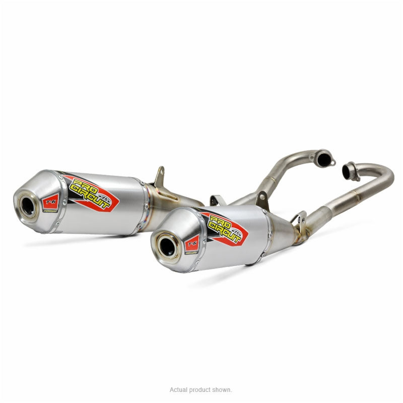 Pro Circuit T-6 Stainless Steel Dual System Honda CRF 250 2018-19 SS/AL