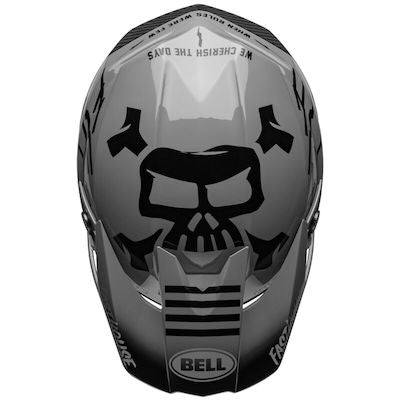 BELL Moto-10 Spherical Helm Fasthouse BMF - Matt glänzend Grau/Schwarz - AHR / Ing. Martin Aichholzer